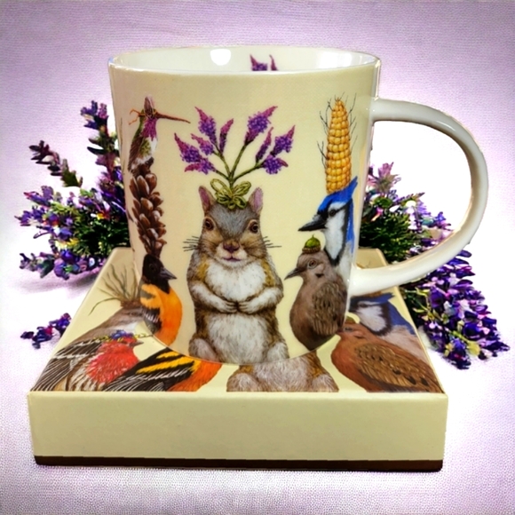 New PPDesign Gift Boxed Porcelain Mug, 13.5 oz, by Vicki Sawyer - Party Snacks. - Picture 4 of 7